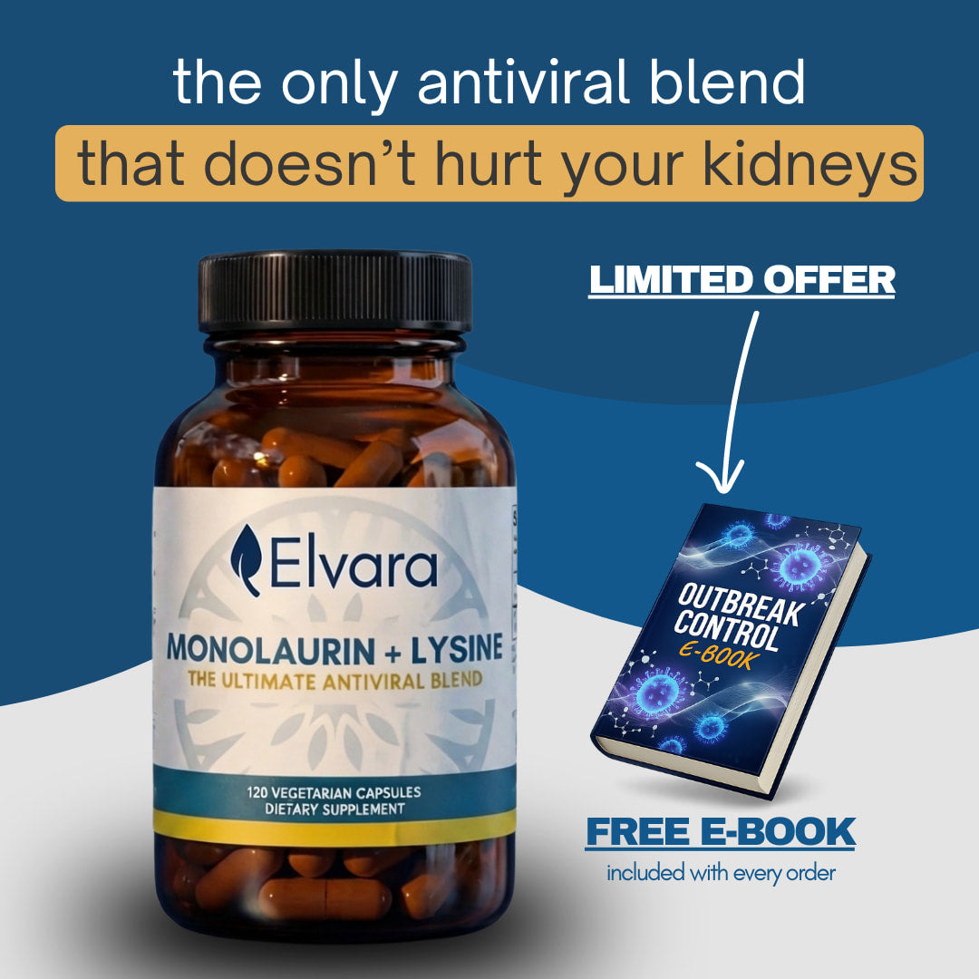 Lysine + Monolaurin Antiviral Capsules